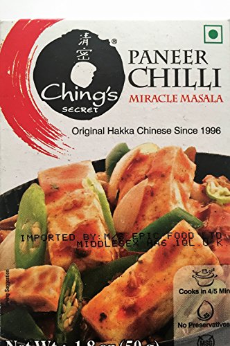 Ching's Paneer Chilli Miracle Masala, 50 g, 2 Stück von CHING'S