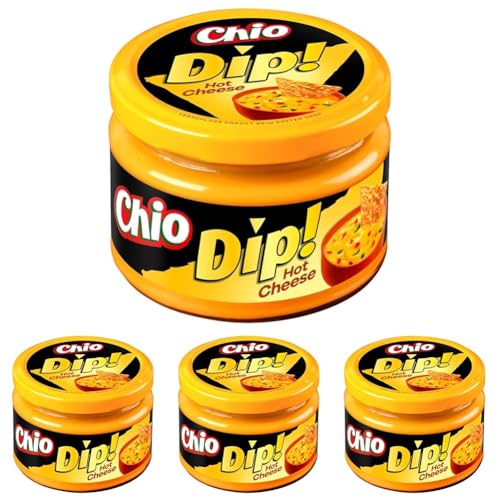 Chio Dip Hot Cheese (1 x 200 ml) (Packung mit 4) von Chio