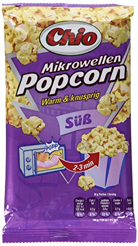 Chio Mikrowellen Popcorn süß, 11er Pack (11 x 100 g) von Chio