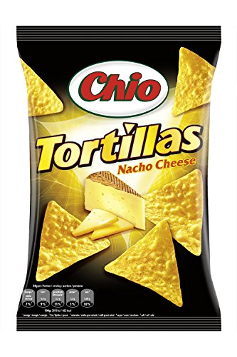 Chio Tortilla Chips Nacho Cheese, 5er Pack (5 x 125 g) von Chio