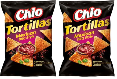 Chio Tortillas Mexican BBQ Style, 110g (Packung mit 2) von Chio