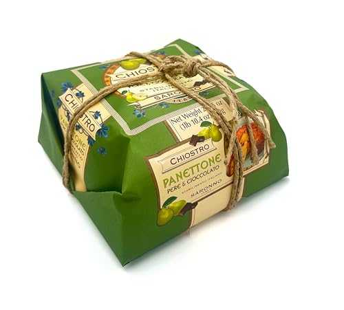 Chiostro Di Saronno Panettone mit Birnen und Schokolade - handgewicklet - 750 g von Chiostro di Saronno