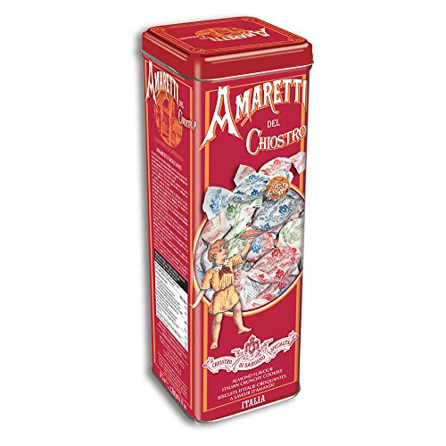 Lazzaroni Amaretti Classico in hochwertiger Metalldose 175g, 1er Pack (1 x 0.175 kg) von Chiostro di Saronno