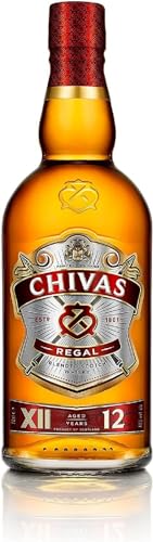 Chivas Regal 12 Jahre Premium Blended Scotch Whisky – 12 Jahre gereifter Whisky aus schottischen Malt & Grain Whiskys aus der Region Speyside – 1 x 0,7 L von Chivas Regal