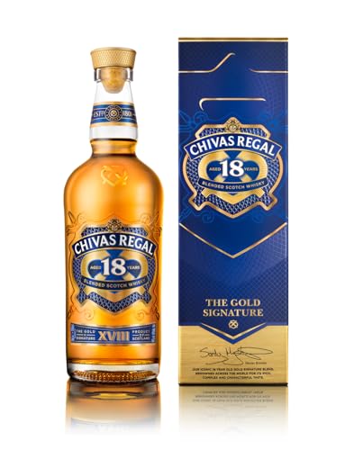 Chivas Regal 18 Years Old - Blended Scotch Whisky - Gold Signature - 0,7l | 700ml (1er Pack) von Chivas Regal