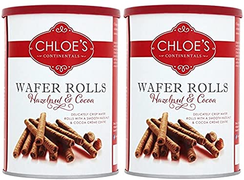 Chloe's Haselnuss- und Kakao-Oblaten, 2 Packungen à 400 g von Chloe's