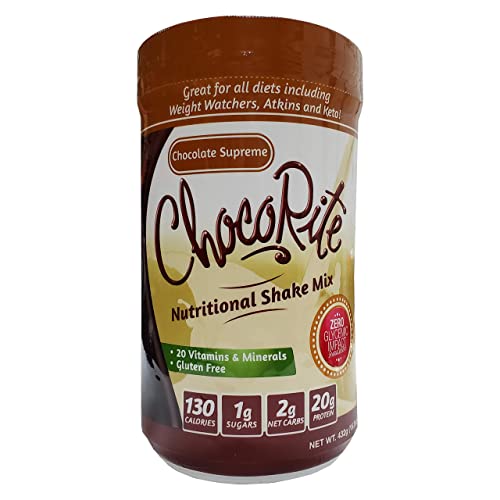 HealthSmart Foods ChocoRite Protein Shake Mix Choc. Fudge Brownie (14.7oz) by HealthSmart Foods von ChocoRite