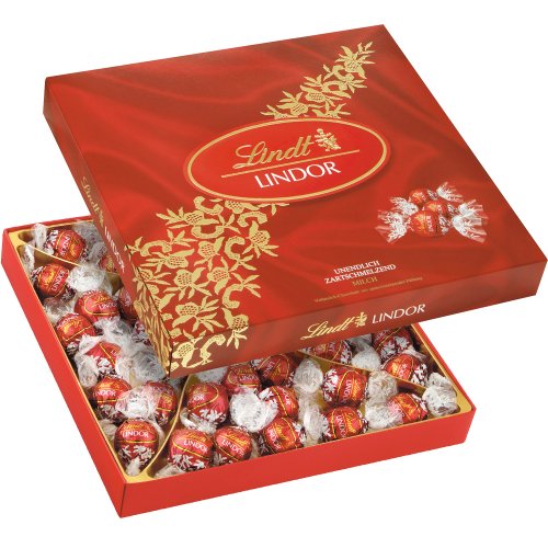 Lindt Lindor Präsent, Milch, 500g von Chocoladefabriken Lindt & Sprüngli GmbH