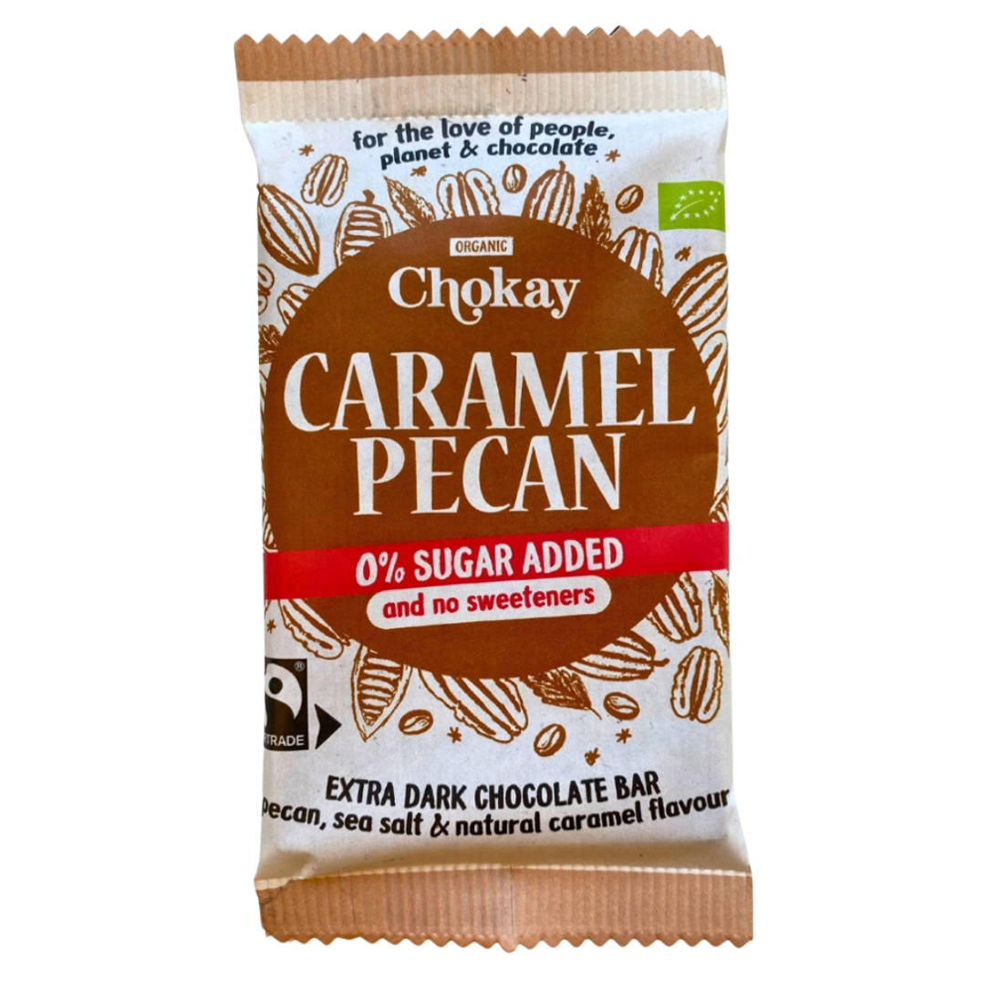 Bio Caramel Pecan Fair Trade - Bar von Chokay BV