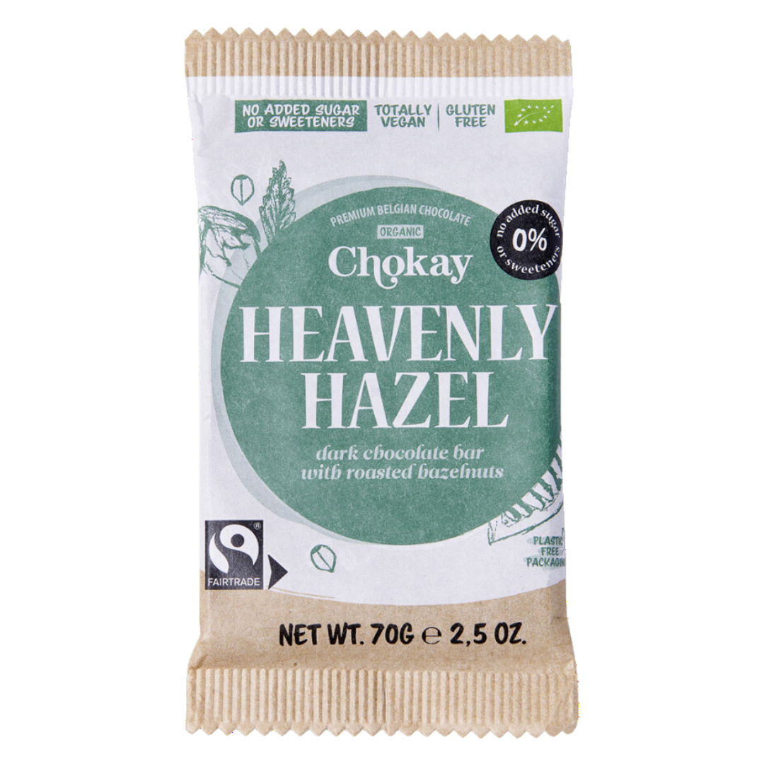 Bio Heavenly Hazelnut Fair Trade - Bar von Chokay BV