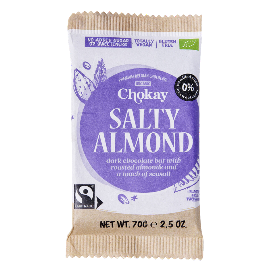 Bio Salty Almond Fair Trade - Bar von Chokay BV