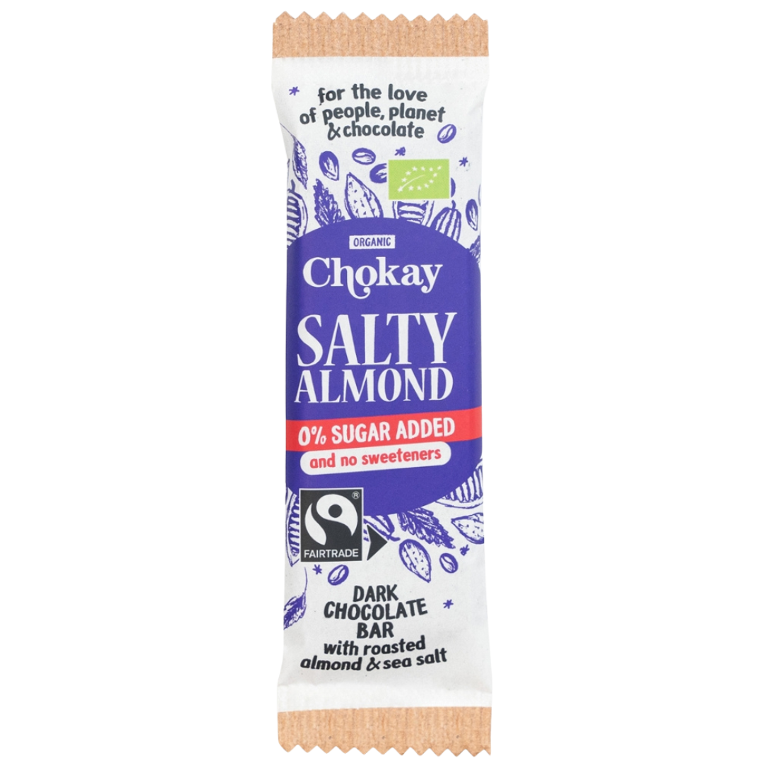 Bio Salty Almond Fair Trade - Snackbar von Chokay BV