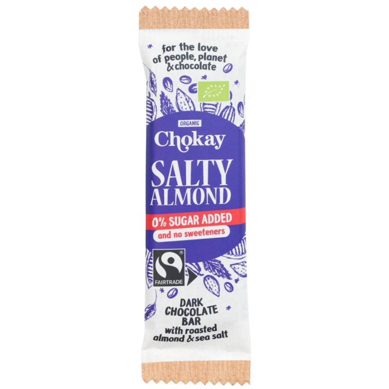 Bio Salty Almond Fair Trade - Snackbar von Chokay BV