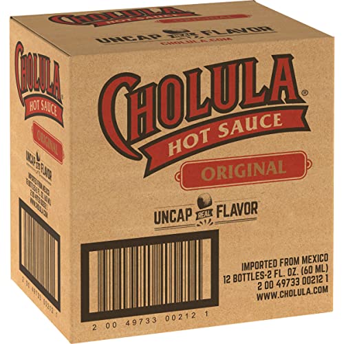 Cholula® Original Hot Sauce, 60 ml, 58 g, 12 Stück von Cholula