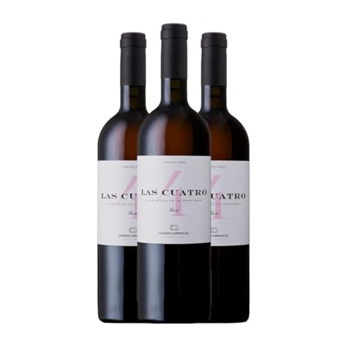 Chozas Carrascal Las Cuatro 75 cl Rosé-Wein (Karton mit 3 Flaschen von 75 cl) von Chozas Carrascal