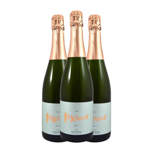 Chozas Carrascal Roxanne Brut Cava 75 cl Weißer Sekt (Karton mit 3 Flaschen von 75 cl) von Chozas Carrascal