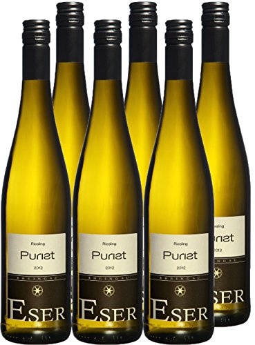 Purist Riesling - Eser - weiß - halbtrocken - 12,5%vol. - 6er Paket von Christoph & Thomas Eser