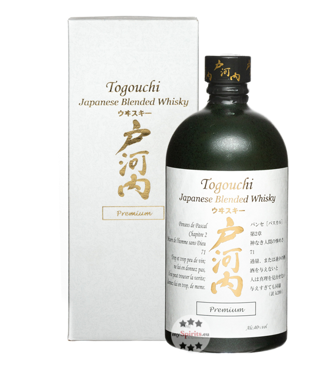 Togouchi Premium Japanese Blended Whisky (40 % Vol., 0,7 Liter) von Chugoku Jozo Destillerie