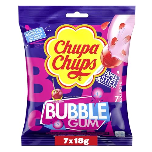 Chupa Lutscher Multi, Maxi Bubble Gum, 126 g von Chupa Chups