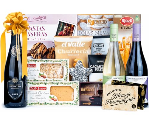 Gourmet Selection Weihnachtskörbchen Geschenkposten · Persönliches oder Firmengeschenk · Advents- und Weihnachtsdank. Beinhaltet Karte eine dedizierter und personalisierte Cia&Co(LOT A203) von Cia&Co