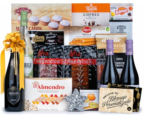 Gourmet Selection Weihnachtskörbchen Geschenkposten · Persönliches oder Firmengeschenk · Advents- und Weihnachtsdank. Beinhaltet Karte eine dedizierter und personalisierte Cia&Co(LOT A205) von Cia&Co