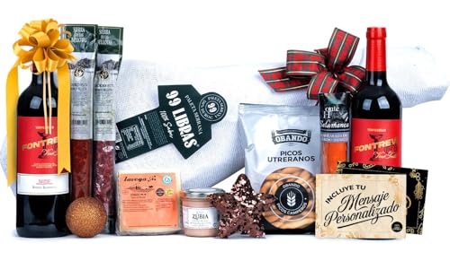 Weihnachtskörbchen mit Schinken · Gourmet Selection Schulter Geschenkset · Persönliches oder Firmengeschenk · Advents- und Weihnachtsdank. Beinhaltet Karte eine dedizierter und personalisierte (L400) von Cia&Co