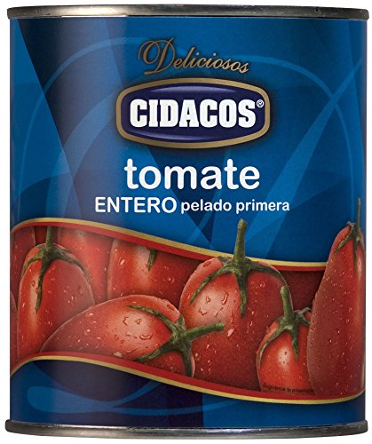 Cidacos ganze Tomate Zyl 800 gr. - [Packung mit 4] von Cidacos