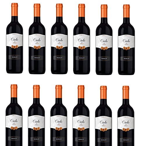 12x 1,5l - 2021er - Cielo - Merlot - MAGNUM - Veneto D.O.P. - Italien - Rotwein trocken von Cielo