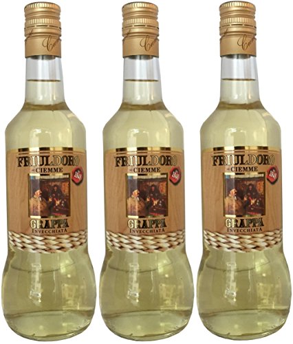 Grappa Ciemme (3 x 0,7) Stravecchia Friuldoro - Invecchiata 40% Vol. von Ciemme