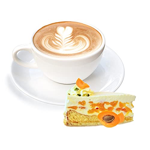 Cinesso Cappuccino mit Aprikosenkuchen Geschmack Cappuccino Getränkepulver aus löslichem Bohnenkaffee Cremig Zart (200g) von Cinesso