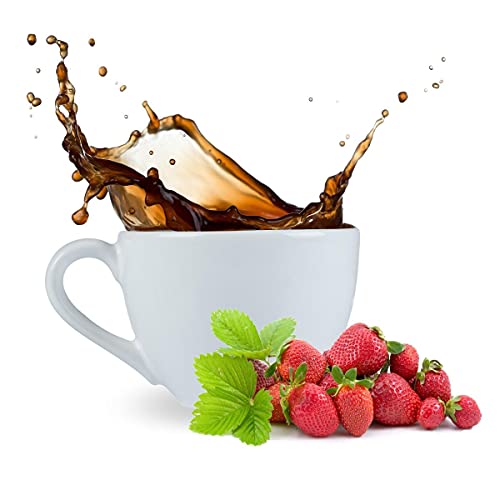 Cinesso Kaffee mit Erdbeeren Geschmack aromatisiertes Kaffeepulver (500g) von Cinesso