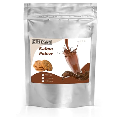 Cinesso Kakao Trinkschokolade Kakaopulver, schnelle und einfache Zubereitung, mit verschiedenen Aromen, für Genießer und Feinschmecker, für heiße und kalte Schokolade (10 Kg, Keks Cookie) von Cinesso