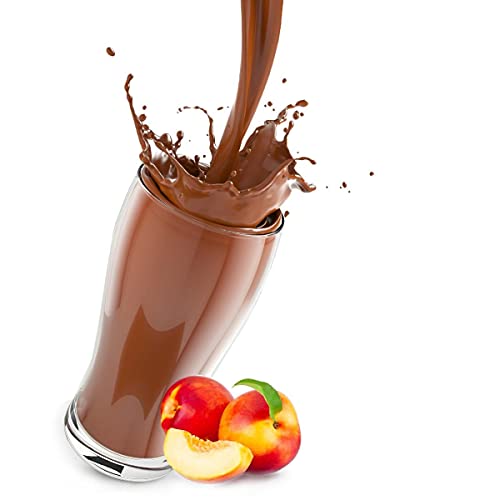 Cinesso Kakao mit aromatisiertem Geschmack leckere Trink-Schokolade, Kakaopulver mit Aroma verfeinert (Nektarine, 200g) von Cinesso