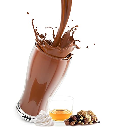 Cinesso Kakao mit aromatisiertem Geschmack leckere Trink-Schokolade, Kakaopulver mit Aroma verfeinert (Sahne Rum Rosinen Nuss, 200g) von Cinesso