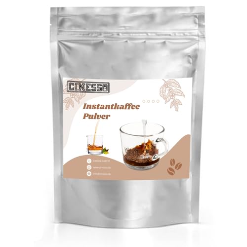 Cinesso Whiskey Löslicher Kaffee Instant Pulver 10 Kg, schnelle und einfache Zubereitung, alkoholischer Geschmack, mit verschiedenen Aromen, ohne Maschine, praktischer Kaffeegenuss von Cinesso