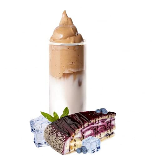 Eiskaffee mit Heidelbeerkuchen Geschmack Abpackung 10 x 1 kg von Cinesso