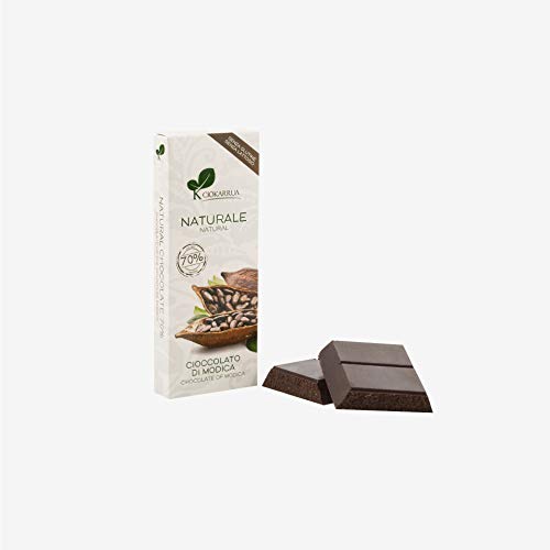 Schokolade aus Modica, Extra Cocoa 70%, 100g, Italienische Gourmet Spezialitäten von Ciokarrua