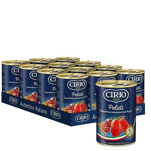 Cirio Peeled Plum Tomatoes 400 g (Pack of 12) von Cirio