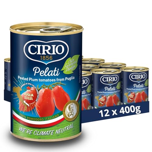 Cirio Peeled Plum Tomatoes 400 g (Pack of 12) von Cirio