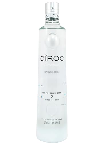 CîROC Coconut | Aromatisierter Ultra-Premium Wodka | aus feinen französischen Trauben | mit köstlichem Kokosnussgeschmack | handgefertigt im Süden Frankreichs | 37.5% vol | 700ml Einzelflasche | von Cîroc