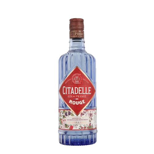 Gin CITADELLE Rouge - natürliche Infusion von roten Früchten und Botanicals - ausgezeichnet als bester Gin beim Spirituosenwettbewerb 2023 - Made in France - 41,7% Alkohol - 70 cl von Citadelle