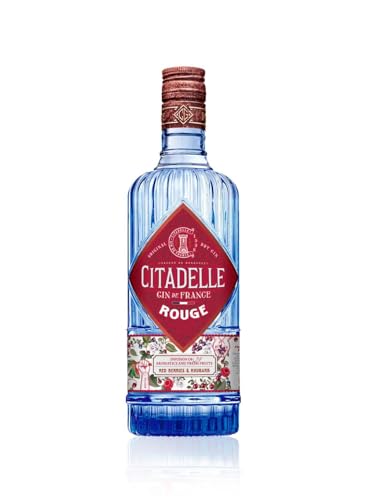 Gin CITADELLE Rouge - natürliche Infusion von roten Früchten und Botanicals - ausgezeichnet als bester Gin beim Spirituosenwettbewerb 2023 - Made in France - 41,7% Alkohol - 70 cl von Citadelle