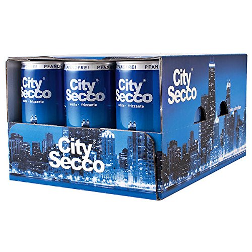 60 Dosen City City Secco Perlwein 10.5% Vol. 60 x 200ml inc. EINWEG Pfand von City Secco