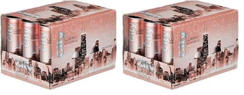 City Weinschorle Rosé (12 x 0.25l) (Packung mit 2) von City