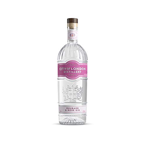 City of London Distillery - Rhabarber/Rhubarb & Rose Gin (1 x 0.7L) von City of London