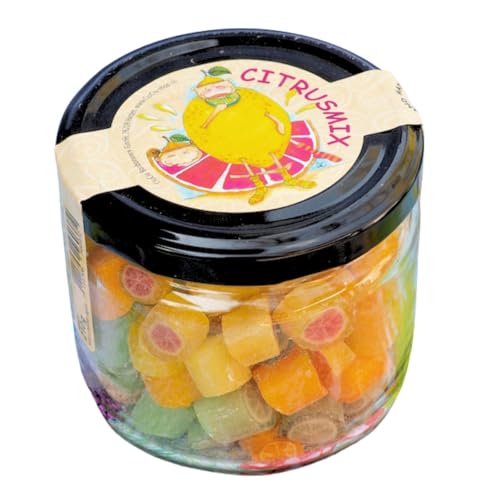 CiuCiu Citrusmix handgemachte Bonbons, 210g Glas von CiuCiu