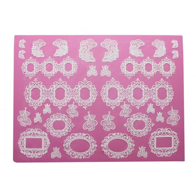 Claire Bowman - Cake Lace Mat Opulence 3D von Cake Lace by Claire Bowman