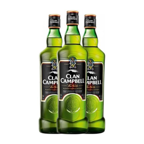 Whiskey Blended Clan Campbell 1 L (Karton mit 3 Flaschen von 1 L) von Clan Campbell