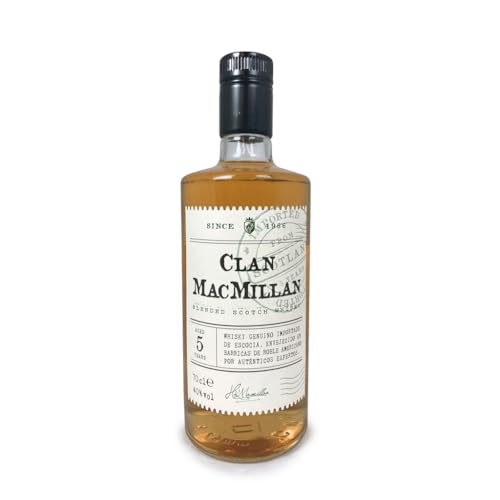 Clan MacMillan Scotch Whisky 0,7L – Mild mit leichter Rauchnote, 40% Vol. von Clan MacMillan