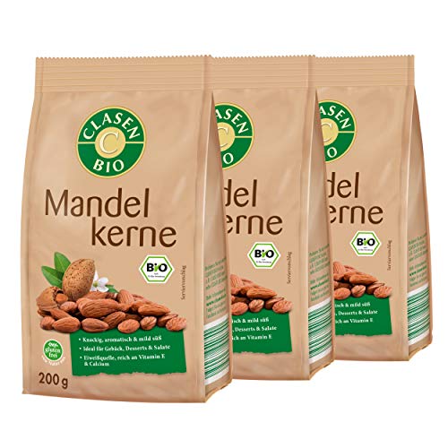 3x CLASEN BIO Mandelkerne - 200g von Clasen Bio